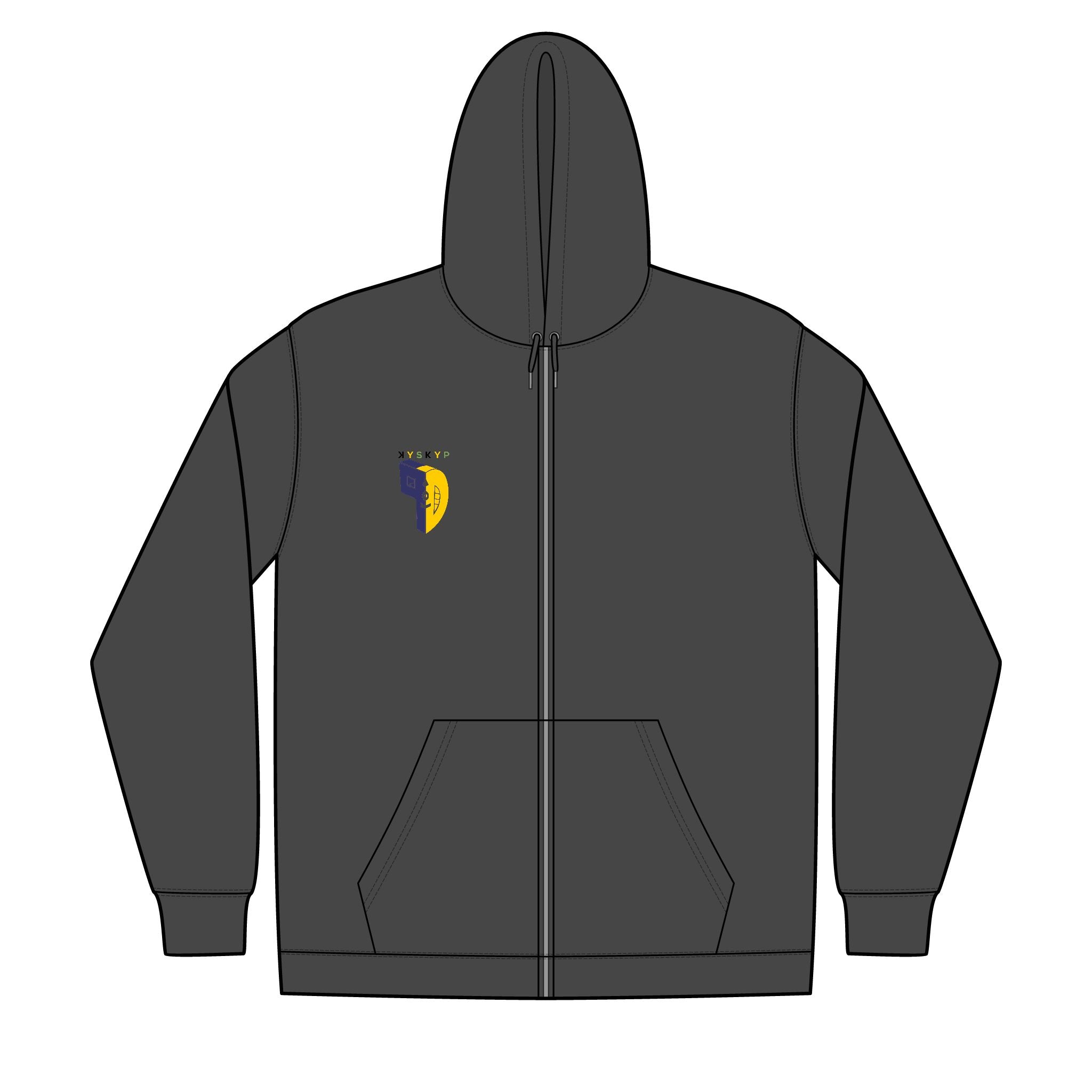 uPD Unisex Full-Zip Hooded Sweatshirt