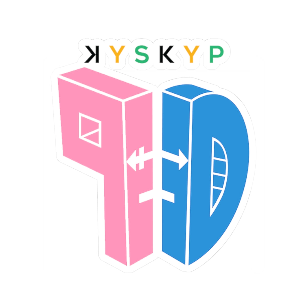 tPD Kiss-Cut Stickers