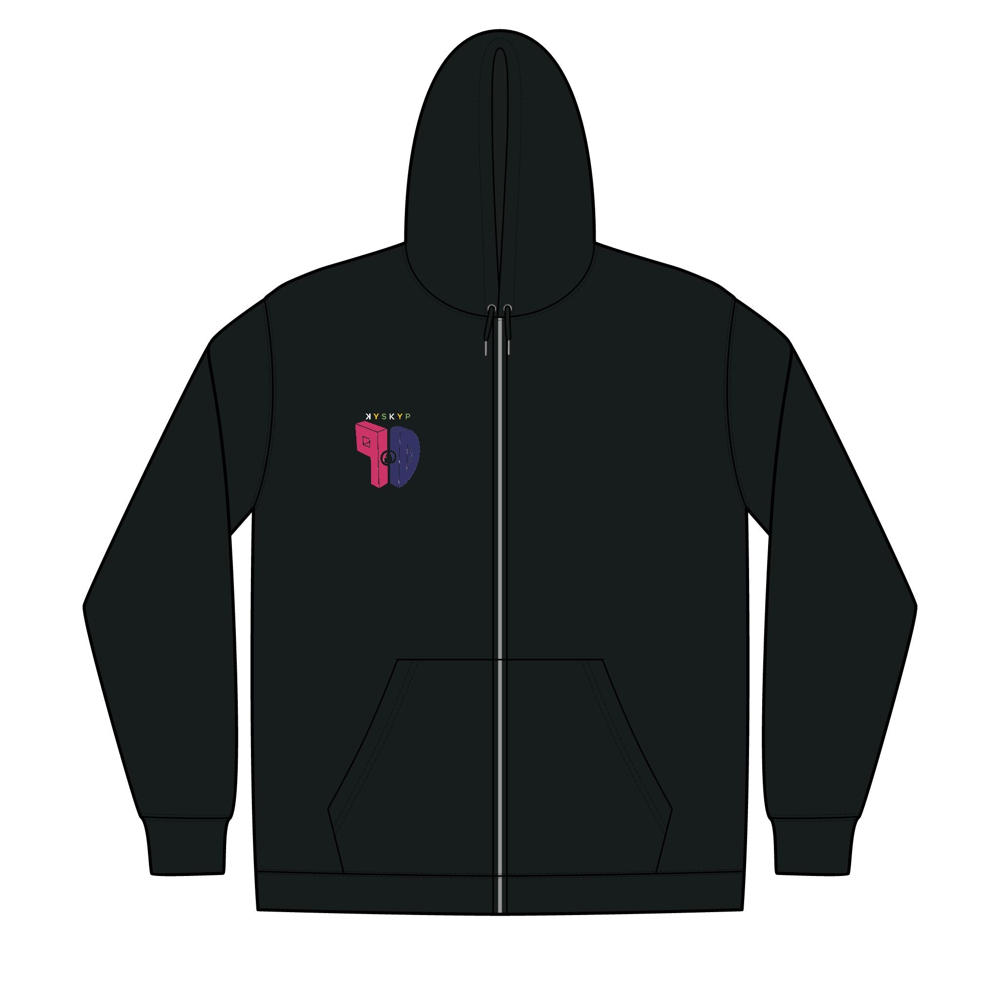 PaD Unisex Full-Zip Hooded Sweatshirt