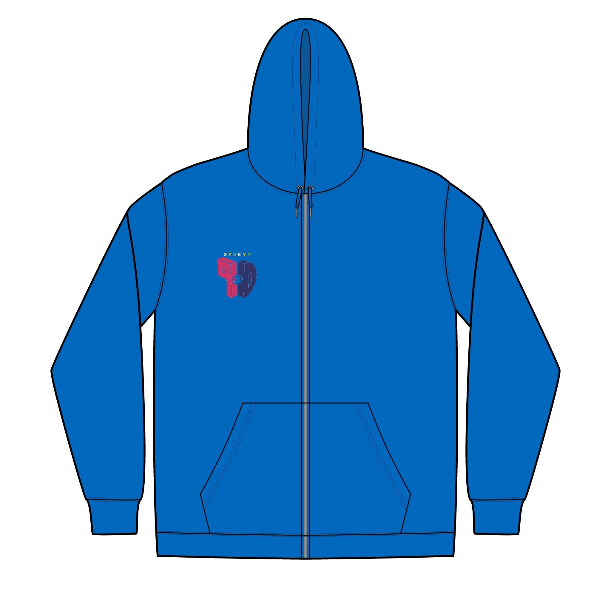 PaD Unisex Full-Zip Hooded Sweatshirt