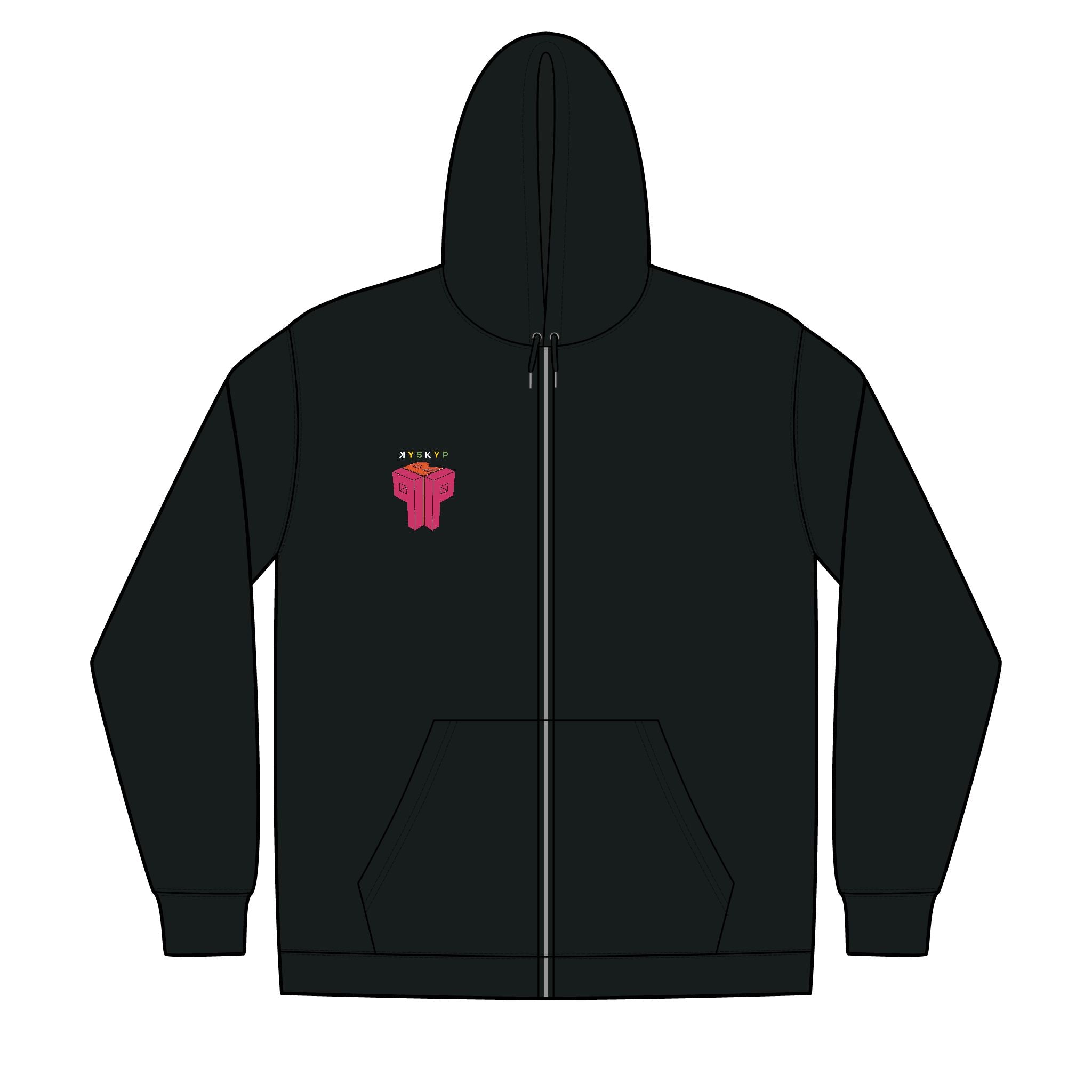 PPR Unisex Full-Zip Hooded Sweatshirt