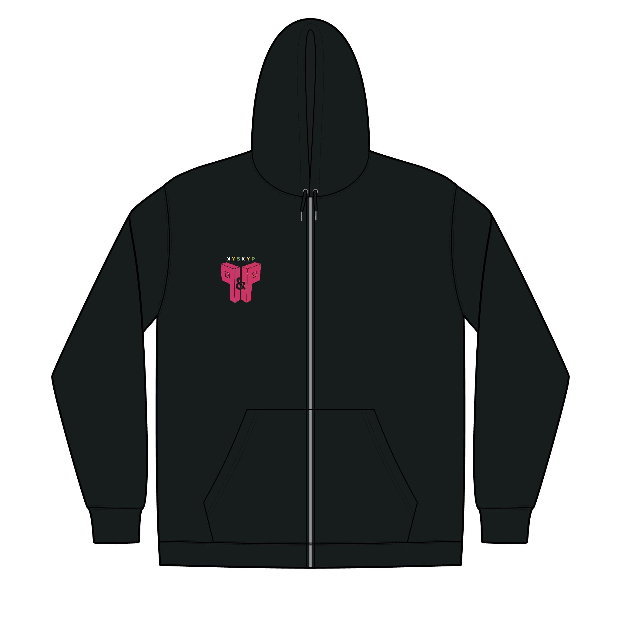 PnP Unisex Full-Zip Hooded Sweatshirt