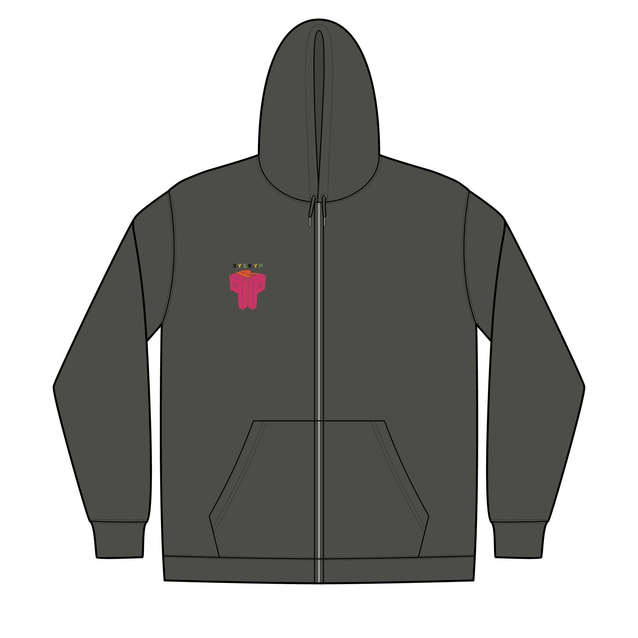 PPR Unisex Full-Zip Hooded Sweatshirt