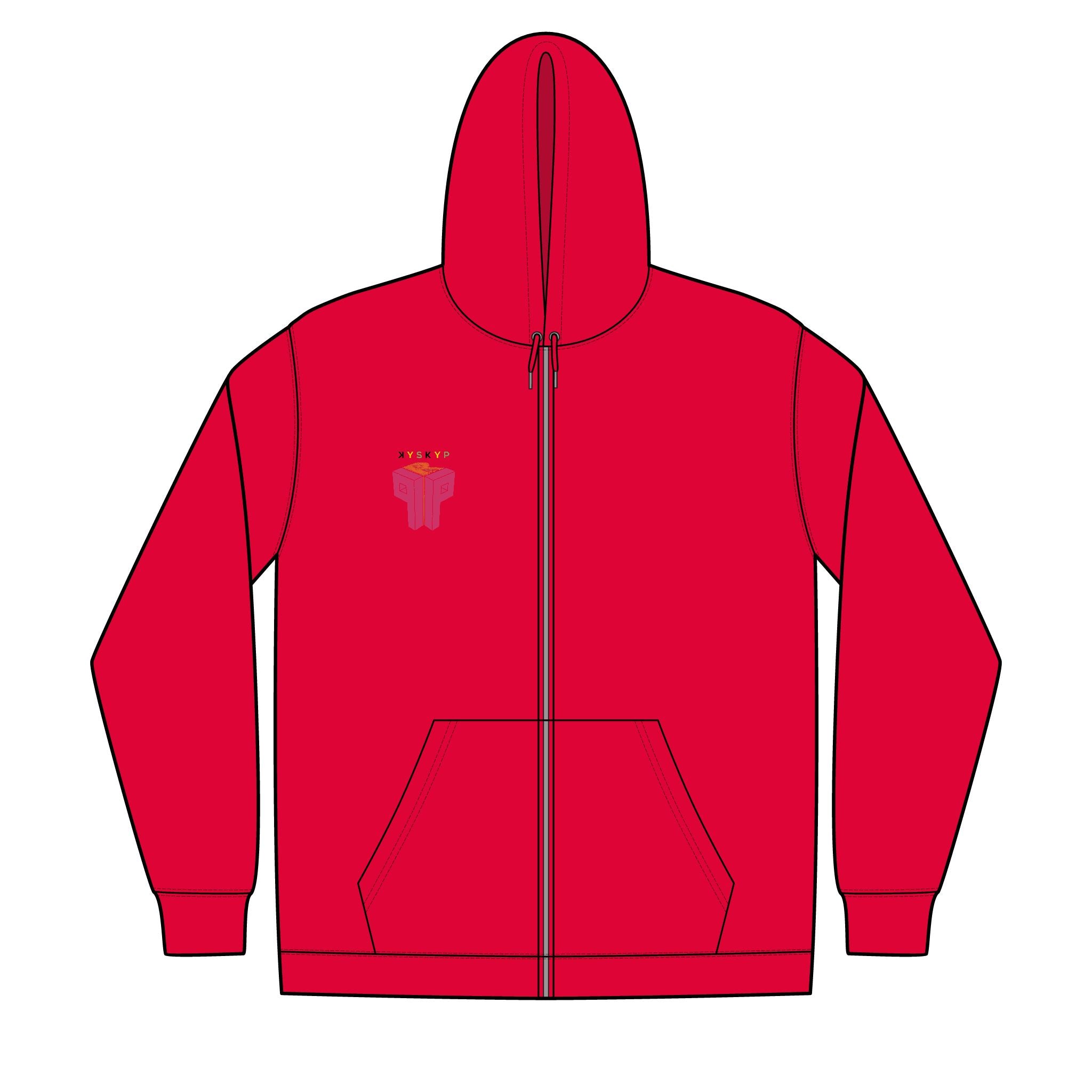 PPR Unisex Full-Zip Hooded Sweatshirt