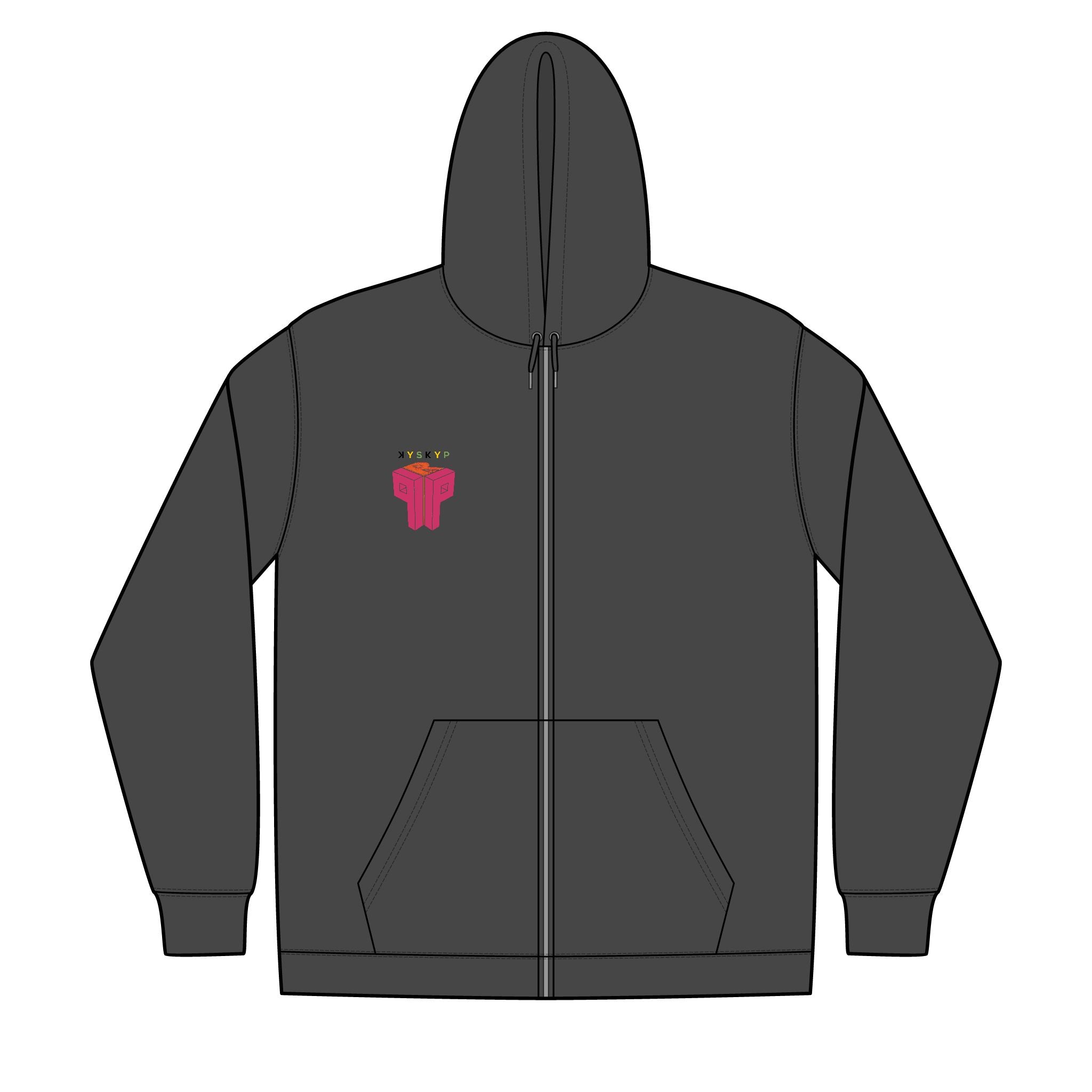 PPR Unisex Full-Zip Hooded Sweatshirt
