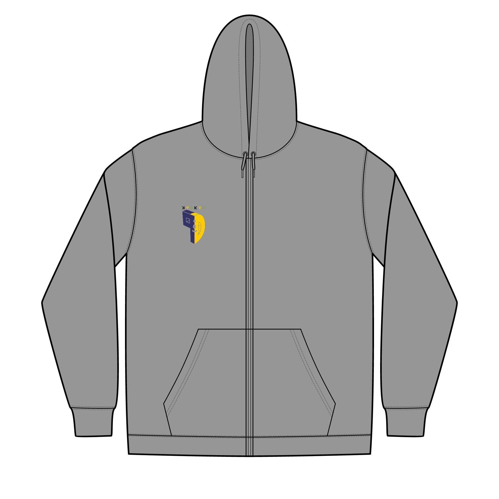 uPD Unisex Full-Zip Hooded Sweatshirt