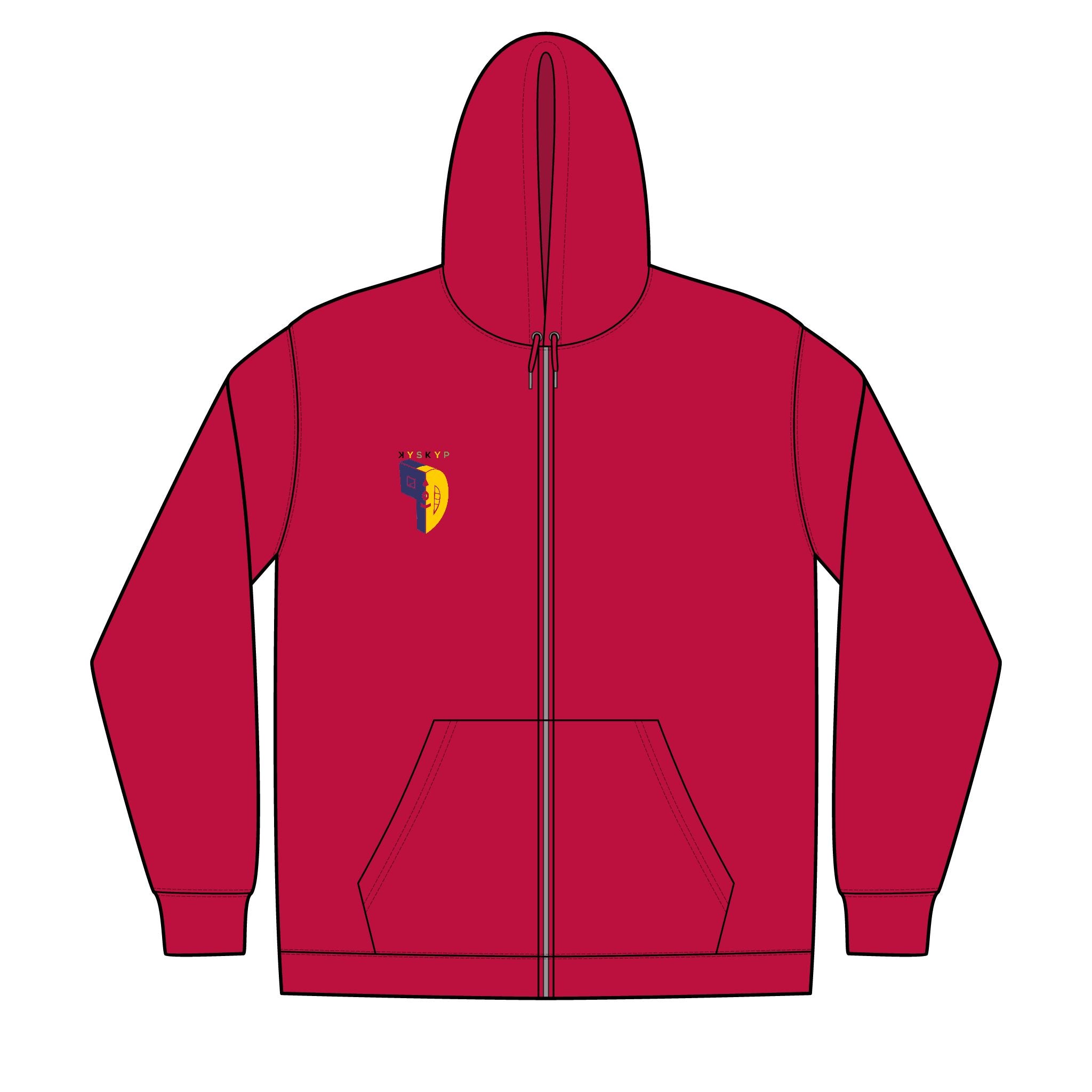 uPD Unisex Full-Zip Hooded Sweatshirt