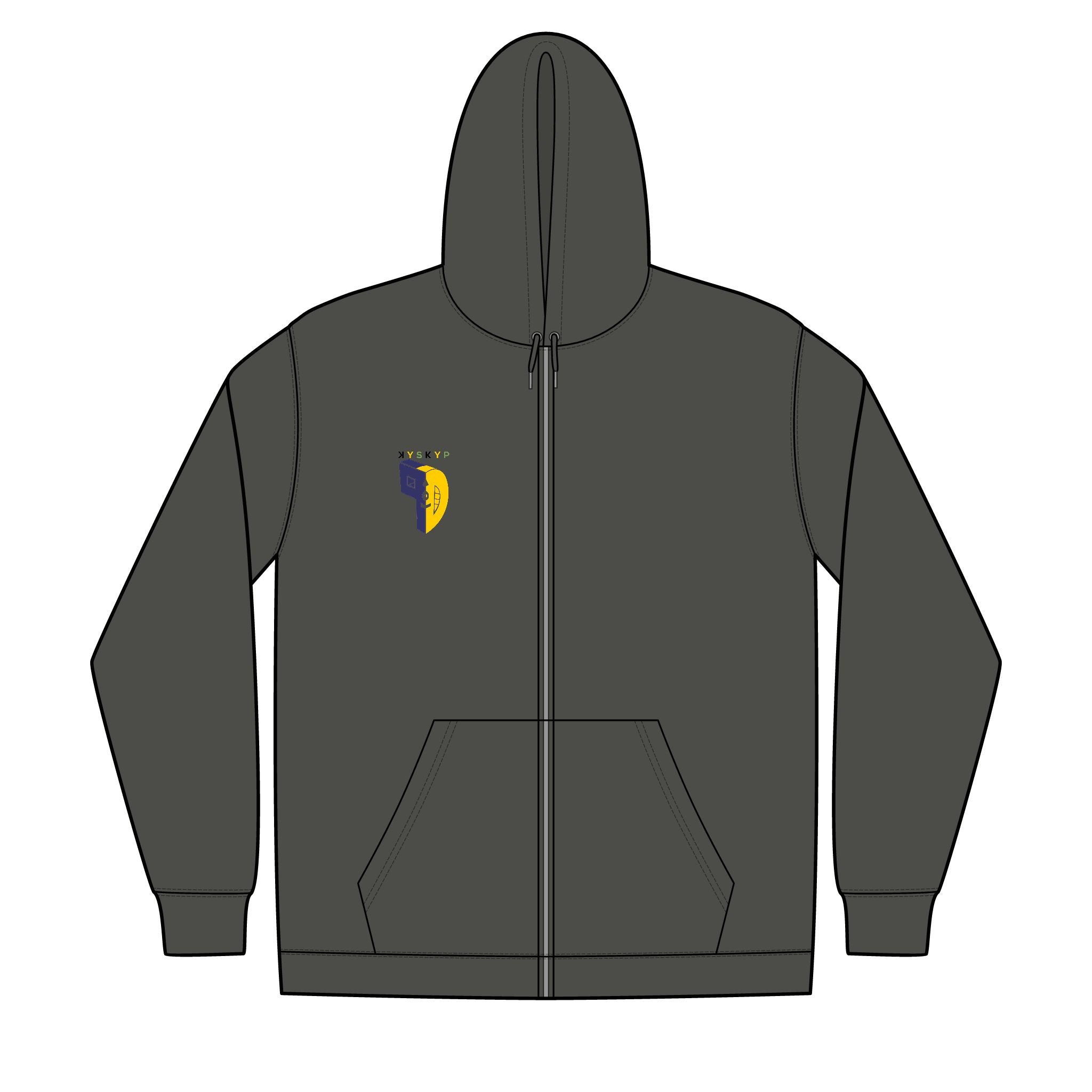 uPD Unisex Full-Zip Hooded Sweatshirt
