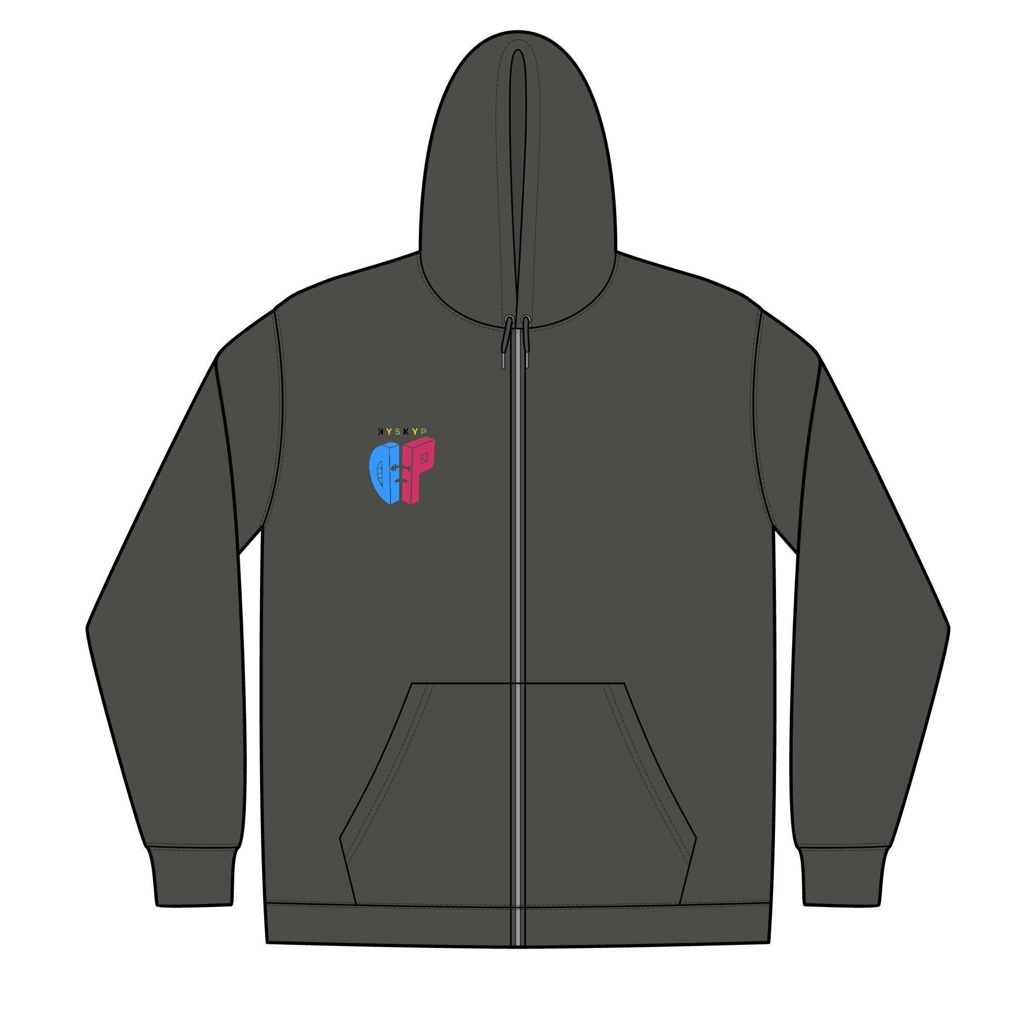 tDP Unisex Full-Zip Hooded Sweatshirt