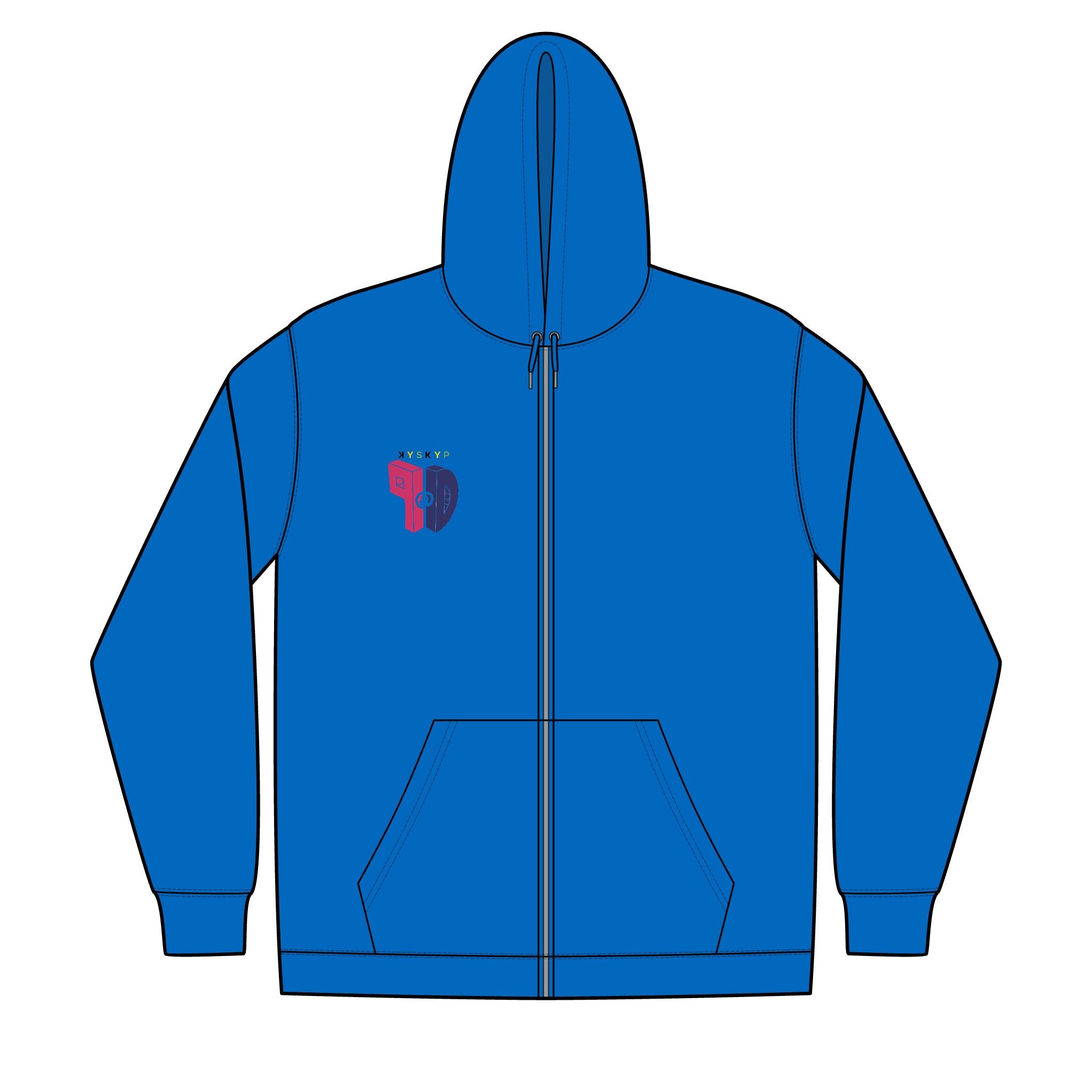 PaD Unisex Full-Zip Hooded Sweatshirt