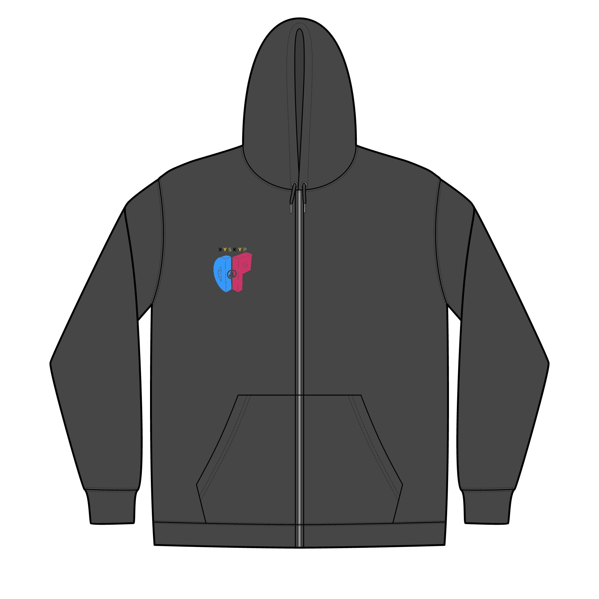 DaP Unisex Full-Zip Hooded Sweatshirt
