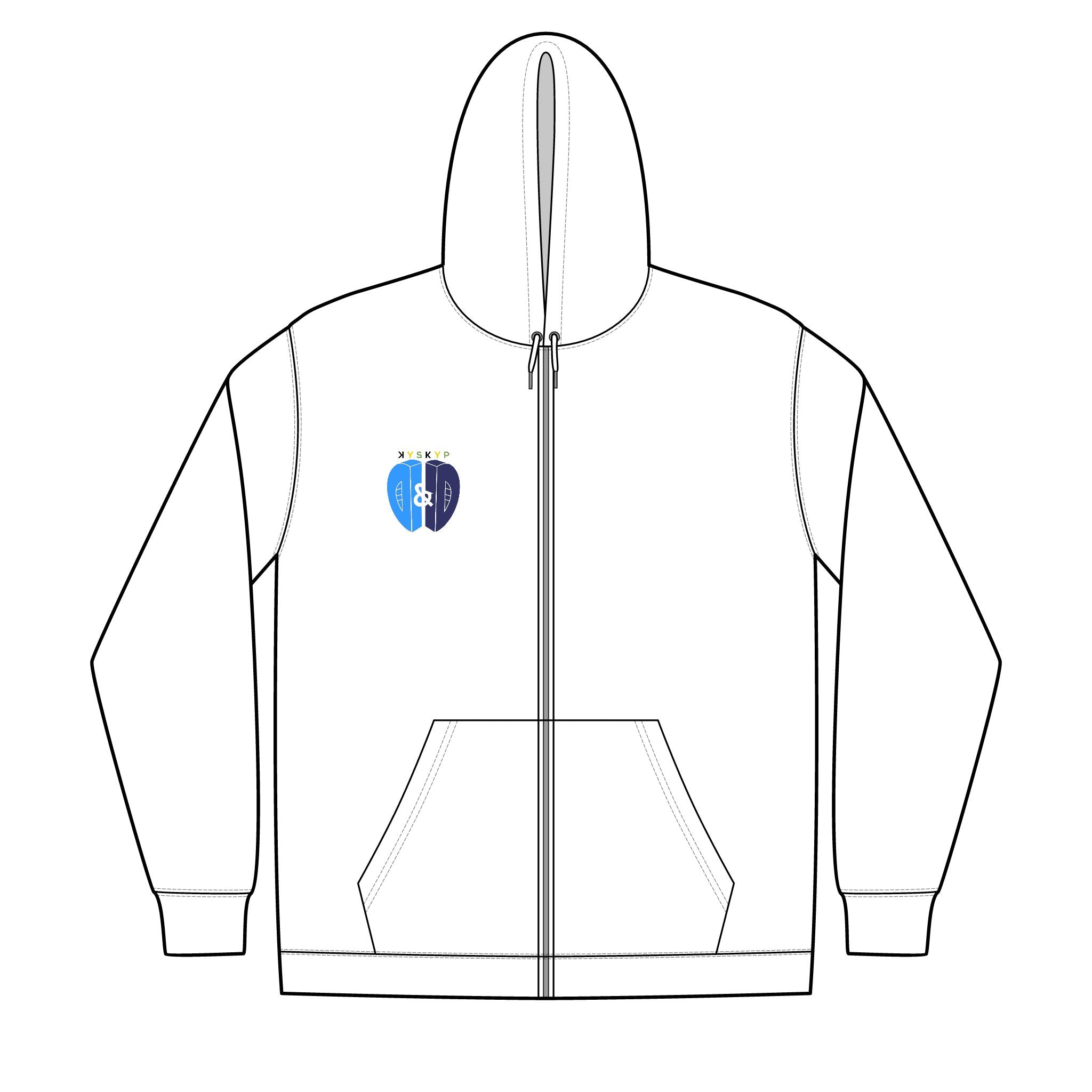 DnD Unisex Full-Zip Hooded Sweatshirt