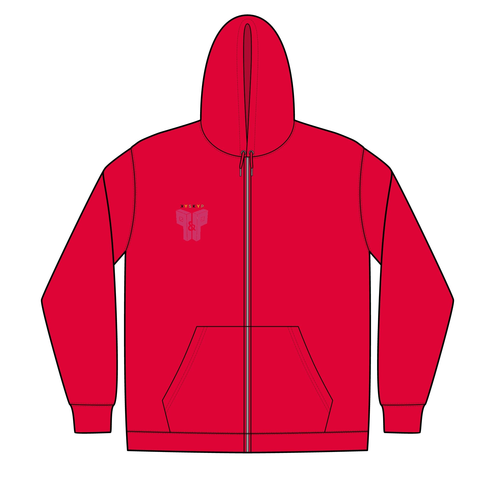 PnP Unisex Full-Zip Hooded Sweatshirt