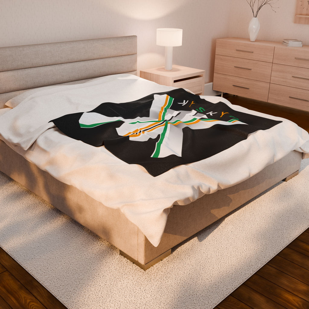 KISKIP Velveteen Plush Blanket