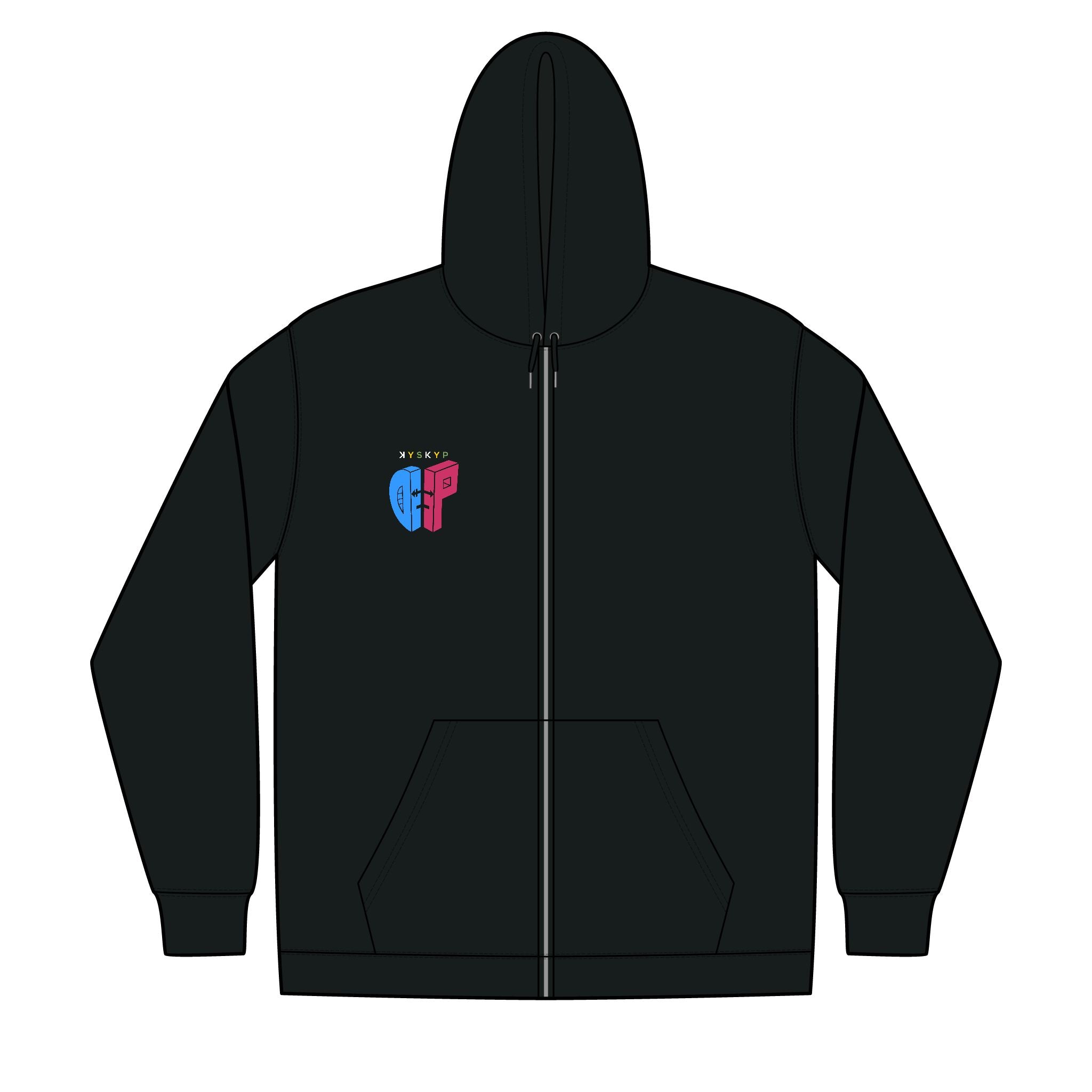 tDP Unisex Full-Zip Hooded Sweatshirt
