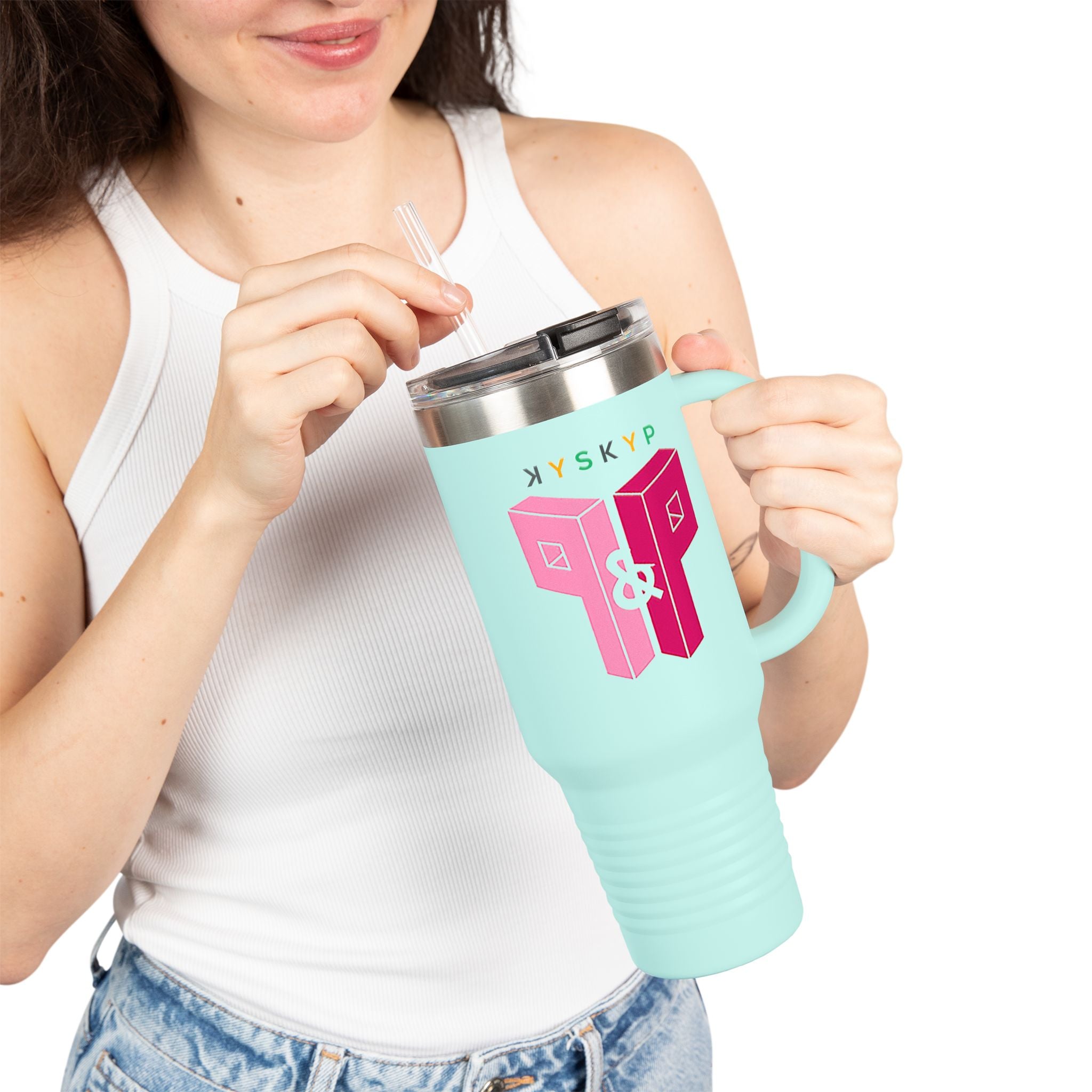 PnP Insulated Travel Mug, 40oz